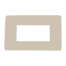 [8800501] PLACA DE PLASTICO MARFIL LISA