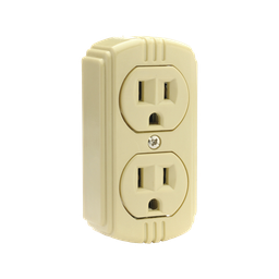 [8810200] CONTACTO DOBLE POLARIZADO MARFIL