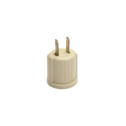 [9400040] CLAVIJA CONVERTIDORA A PORTALAMPARAS MARFIL