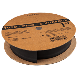 [9750630] TUBO TERMOCONTRACTIL. 1 &quot; NEGRO