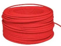 [1500101] CABLE  DE 100 MTS   AUTOMOTRIZ FLEXIBLE  10 ROJO