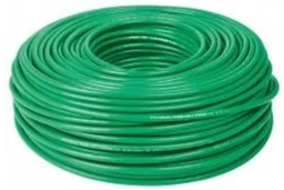 [1500103] CABLE  DE 100 MTS   AUTOMOTRIZ FLEXIBLE  10 VERDE