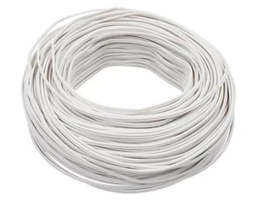 [1500184] CABLE  DE 100 MTS   AUTOMOTRIZ FLEXIBLE  18 BLANCO