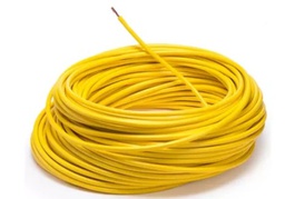 [1500165] CABLE  DE 100 MTS   AUTOMOTRIZ FLEXIBLE  16 AMARILLO