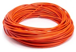 [1500126] CABLE  DE 100 MTS   AUTOMOTRIZ FLEXIBLE  12 NARANJA