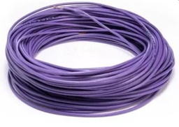 [1500188] CABLE  DE 100 MTS   AUTOMOTRIZ FLEXIBLE  18 VIOLETA