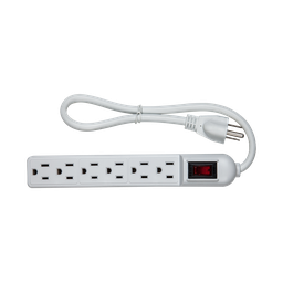 [9700200] BARRA MULTICONTACTO 6 TOMAS 1875W