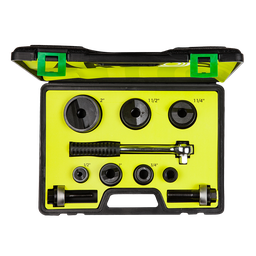 [8870200] JUEGO DE SACABOCADOS HIDRAULICO 6 PIEZAS 1/2”, 3/4”, 1”, 1 1/4”, 1 1/2”, 2”  