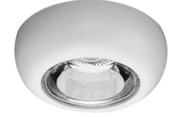 [A4F-0S10S0-G-B1-00] CARCASA DE SOBREPONER REDONDO PARA 2 LAMPARAS PLC 26W BCO*