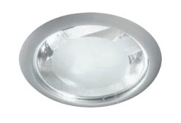 [A1F-0S9S0-G-B1-00] CARCASA DE EMPOTRAR VE CIRCULAR PARA 2 LAMPARAS PLC 26W BCO*