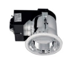 [A1F-2F9A41-F-B5-261] LUMINARIO CUADRADO DE EMPOTRAR RA CON 2 LAMPARAS PLC BLANCO 52 W 120-277 V~ 60 Hz