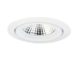 [A1F-1L8S27-G-B1-5.40] LUMINARIO CIRCULAR DE EMPOTRAR LED FIJO ESPECULAR BLANCO 5.4 W 120-240 V~ 60 Hz 2 700 K 400 lm