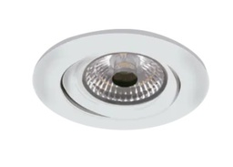 [AFL98A] LUMINARIO CIRCULAR DE EMPOTRAR LED DIRIGIBLE CON REFLECTOR ESPECULAR BLANCO 10 W 110-240 V~ 60 Hz 3 000 K 850 lm