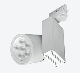 [A7M-1L8S27-C-B0-60] LUMINARIO CIRCULAR DE SOBREPONER EN RIEL LED BLANCO 6 W 120-240 V~ 60 Hz 2 700 K 440 lm