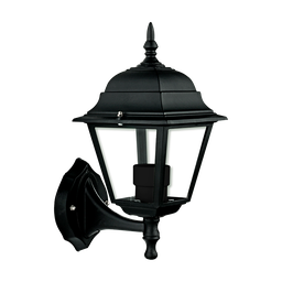[9400425] FAROL DE PARED COLONIAL NEGRO 127 V~ 60 Hz E27