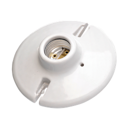 [9400150] PORTALAMPARA REDONDA E27 DE CERAMICA DE 4”