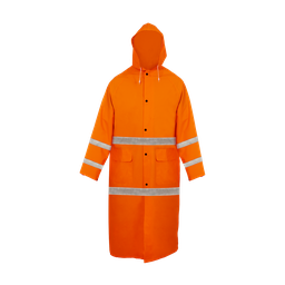 [8730045] GABARDINA AMARILLA IMPERMEABLE CON REFLEJANTE TALLA GRANDE
