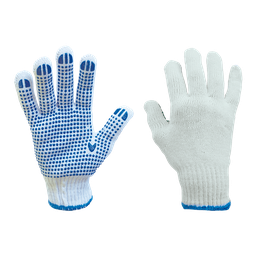 [8720069] GUANTE DE ALGODON CON PUNTOS DE PVC.