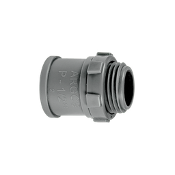 [CNPL719] CONECTOR DE PVC LIGERO 19mm 3/4" GRIS