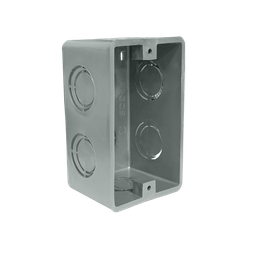 [CAJA725] CAJA CUADRADA 5X5" GRIS