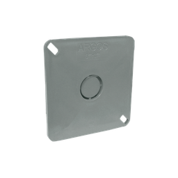 [TAPP713] TAPA PARA REGISTRO 3X3" GRIS