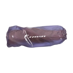 [JYR-1057AZ] MANGA PLASTICA  DE 18 PULG. PQTE CON 10 PZS AZUL.