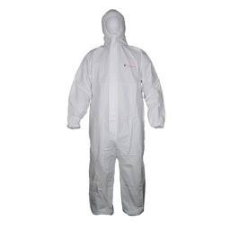 [JYR-4005MD] OVEROL DE SEGURIDAD DESECHABLE JYRSA CONTRA LIQUIDOS TALLA MEDIANA.