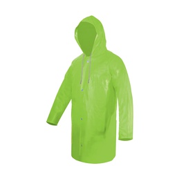 [ECO-1119HV2XG] GABARDINA IMPERMEABLE CORTA ECOFRIENDLY HIGH VISIBILITY TALLA 2XG.