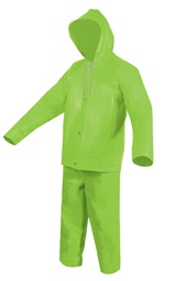 [ECO-1121HVGD] JUEGO IMPERMEABLE ECOFRIENDLY HIGH VISIBILITY VERDE, T-GD.