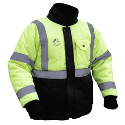 [ECO-20AMNXGCRT] CHAMARRA ECOTERMOAISLANTE LIGERA BICOLOR (AMARILLO/NEGRO) C/REF TEXTIL T-XG.