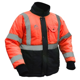 [ECO-40ANNCHCRT] CHAMARRA ECOTERMOAISLANTE BICOLOR (ANARANJADO/NEGRO) C/REF TEXTIL T-CH.