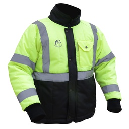 [ECO-40AMNCHCRT] CHAMARRA ECOTERMOAISLANTE BICOLOR (AMARILLO/NEGRO) C/REF TEXTIL T-CH.