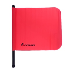 [ECO-1027SR] BANDERIN ECOFRIENDLY ANARANJADO DE PVC SIN REFLEJANTE.