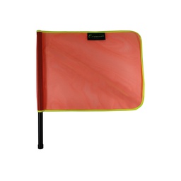 [ECO-1028SR] BANDERIN ECOFRIENDLY ANARANJADO DE MALLA SIN REFLEJANTE.