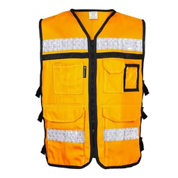 [SR-2020MACRMD] CHALECO MANGO ABIERTO TIPO RESCATISTA DE ALGODON TALLA MD