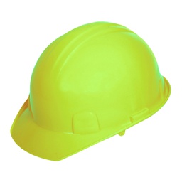 [ECO-2004AMHVK] CASCO TIPO CACHUCHA DIELECTRICO ECOFRIENDLY AMARILLO ALTA VISIBILIDAD SUSPENSION 6 PUNTOS PLASTICA, TIPO 1 CLAS E.