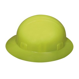 [ECO-2008AMHVK] CASCO TIPO ALA ANCHA DIELECTRICO ECOFRIENDLY AMARILLO HI-VIS SUSPENSION 6 PUNTOS PLASTICA, TIPO 1 CLAS E.