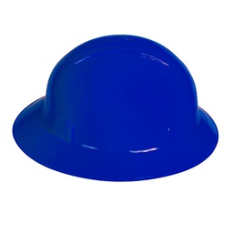 [ECO-2008AZK] CASCO TIPO ALA ANCHA DIELECTRICO ECOFRIENDLY AZUL SUSPENSION 6 PUNTOS PLASTICA, TIPO 1 CLAS E.