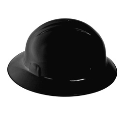 [ECO-2008NEK] CASCO TIPO ALA ANCHA DIELECTRICO ECOFRIENDLY NEGRO SUSPENSION 6 PUNTOS PLASTICA, TIPO 1 CLAS E.