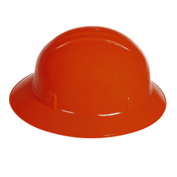 [ECO-2008RK] CASCO TIPO ALA ANCHA DIELECTRICO ECOFRIENDLY ROJO SUSPENSION 6 PUNTOS PLASTICA, TIPO 1 CLAS E.