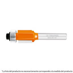 [102720] Broca para router, corte recto, 1/4' con balero, Truper