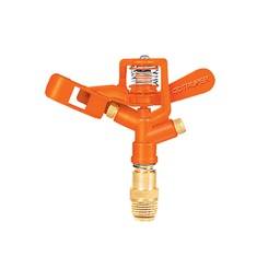 [10324] Aspersor metalico doble chorro, cabeza sola, Truper