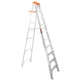 [10436] Escalera de tijera tipo II 9 peldaños y bandeja, Truper