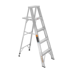 [10445] Escalera de tijera 100% aluminio tipo ll 4 peldaños, Truper