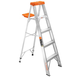 [10264] Escalera de tijera tipo ll 4 peldaños y bandeja, Truper