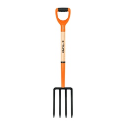 [11018] Bieldo para jardin, 4 dientes, Puño T2000, con TPR, mango 29