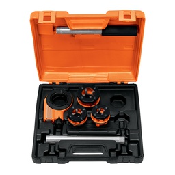 [13070] Juego de 4 tarrajas para tubo de 1/2' a 1', Truper