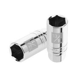 [13657] Dado para bujias de 13/16', 6 puntas, cuadro 3/8', Truper