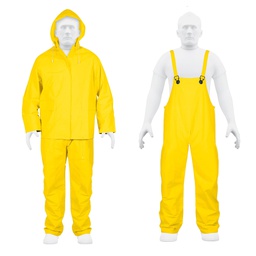 [14419] Conjunto impermeable doble capa, talla G, Truper