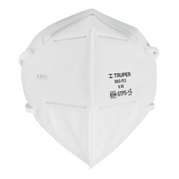 [14427] Respirador plegable N95, para polvos y particulas, Truper